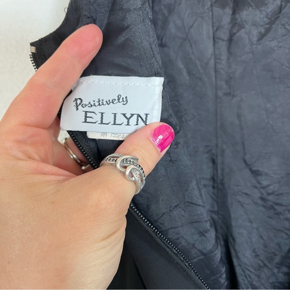 Vintage Sheer Black Spaghetti Strap Mini Dress SZ Small - Picture 7 of 9